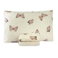 Imagem de Jogo Lençol Casal 4 Peças Algodão Percal 150 Fios Essencialle - Marina