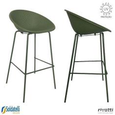 Imagem de Kit 2 Banquetas Outdoor Drops Várias Cores Com Proteção Uv - Rivatti