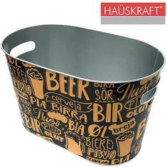 Imagem de Champanheira / Balde De Gelo De Metal Oval Cerveja Beer 10L