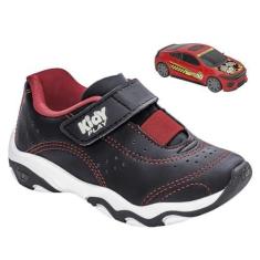 Imagem de Tênis Infantil Menino Kidy Play Carro Preto 27