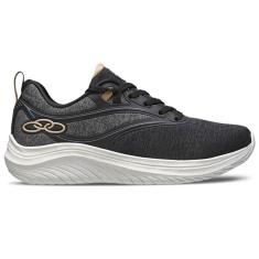 Imagem de Tênis Esportivo Feminino Alfa 2 Preto Dust Olympikus-Feminino