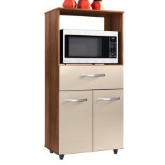 Imagem de Balcao Multiuso Com Nicho 2p 1g Luna Savana Off White Mobbs