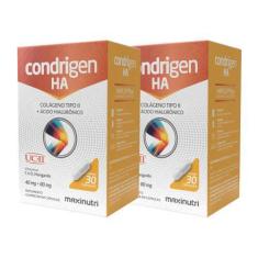 Imagem de Kit 2 Condrigen H.A. Colágeno Tipo 2 + Ácido Hialurônico 30 Cáps Maxin