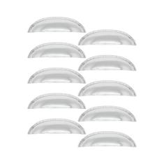 Imagem de Puxador Colonial Bronze Cristaleira Porta Gaveta Concha 15 Unidades (Cromado)