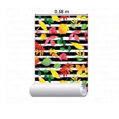 Imagem de Papel De Parede Adesivo Folha N02024 Rolo 0,58X3M