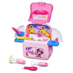 Imagem de Mochila Maleta Minnie Médico Kit Play Set Infantil Multikids