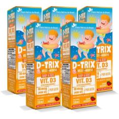 Imagem de Kit Com 5 D-TRIX - Vitamina D3 Kids em Gotas 30ml Flora Nativa do Brasil