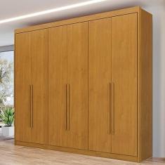 Imagem de Guarda Roupa Casal 6 Portas 8 Gavetas Bergamo Cinamomo