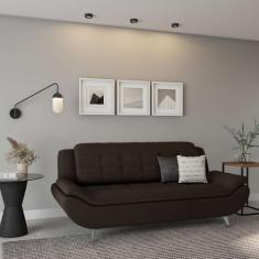 Imagem de Sofá 3 Lugares Nestor Café - Mobly