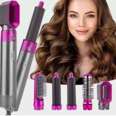 Imagem de Escova Alisadora Multifuncional 5 Em 1 Com Potência E Tecnologia Avanç