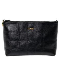 Imagem de Bolsa Classe Crossbody de Couro Alana Preto - Classe couro