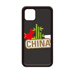 Imagem de China Mapa de bambu marrom China Town para iPhone 11 Pro Max capa para Apple Mobile Case Shell