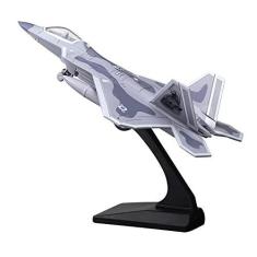 Imagem de 1:100 Alloy F-22 Airplane Fighter Diecast Metal Fighter Military Planes Model Aircraft Model Airplane Model Model Collection Display Model