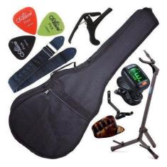 Imagem de Kit Capa Violão Infantil Acolchoada Viola C/ Acessórios + Suporte G3s