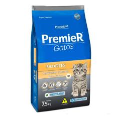 Imagem de Ração Premier Gatos Filhotes Ambientes Internos Frango 7,5kg
