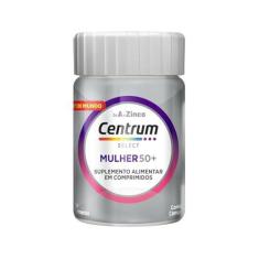 Imagem de Centrum Mulher Select 50 Mais, Multivitamínico Adulto com Vitamina D e Vitamina B12, Memória, Clareza Mental e Compreensão, 30 Comprimidos