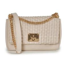 Imagem de Bolsa Tramada Via Marte Crossbody Tiracolo Alça Ajustável Puffer B1-158-Feminino