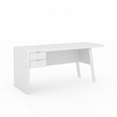 Imagem de Mesa Escritório 2 Gavetas Me4122 Branco - Tecnomobili - Tecno Mobile