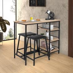 Imagem de Conjunto Bancada Gourmet 2 Banquetas Stilo Ciplafe