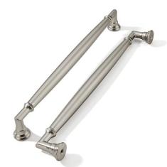 Imagem de khtumeware Pacote com 10 puxadores de armário de níquel escovado, puxadores de armário de cozinha para puxadores de gaveta de armário, puxadores de cômoda