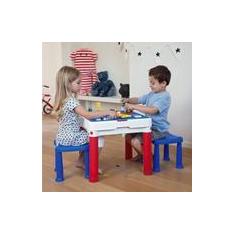 Imagem de Conjunto de Mesa e Cadeiras Infantil Constru Kids Keter