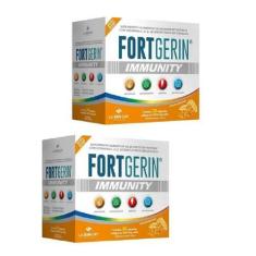 Imagem de Kit 02 Suplemento Fort Gerin Imunity Com 30Cps - La San Day