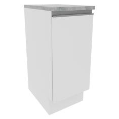 Imagem de Balcão Madesa Glamy 35 cm 1 Porta - Branco