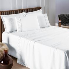 Imagem de Jogo De Cama Infinity Queen 4 Peças - Tecido Micropercal 300 Fios - Ma