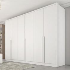Imagem de Guarda-Roupa Casal Fortuna 6 Portas 6 Gavetas Neve - Tcil Móveis