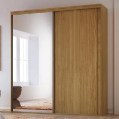 Imagem de Guarda-roupa 2 Portas com Espelho Inovatto Freijó