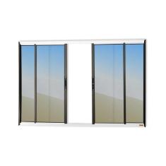 Imagem de Janela Confort 4 Folhas Vidro Reflex 120cm X 200cm Brimak Mix