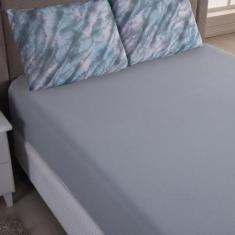 Imagem de Jogo Cama Lençol Sonnet Solteiro Malha Estampada 100% Algodão 2 Peças 