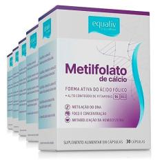 Imagem de Kit 5 Metilfolato de Cálcio Equaliv 30 cápsulas