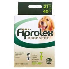 Imagem de Fiprolex Drop Spot Ceva para Cães 21 a 40kg 2,68ml