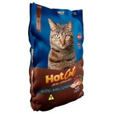 Imagem de Ração Seca Hot Cat Mix Sem Corantes para Gatos Filhotes e Adultos - 10,1 Kg
