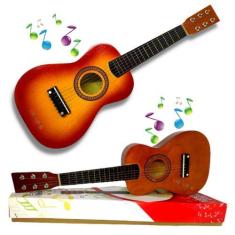 Imagem de Mini Violão Infantil Acústico Com Cordas De Aço Iniciantes - Fun Game