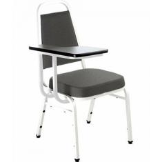 Imagem de Cadeira Universitária Empilhável Hotel Plus Cinza