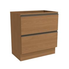 Imagem de Balcão de Cozinha 800mm 2 Gavetões de Madeira - Kappesberg