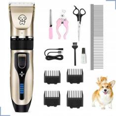 Imagem de Máquina De Tosa Pet Elétrica Cortar Pelos Animais Cães Ga - PET Groomi