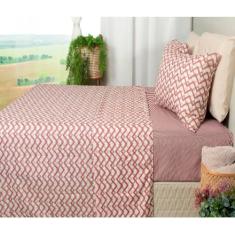 Imagem de Jogo de Cama Duplo Casal 4 Peças 140 Fios 250x220cm Jade 2 Realce Premium - Sultan