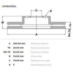 Imagem de Par Disco Dianteiro Ventilado Fremax BMW 320i E90 2006-2012