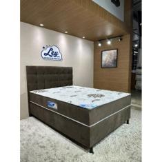 Imagem de Cama Box Isofort Ouro Luxo Mola Ensacadas e Espuma D26 Ley Colchoes
