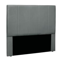 Imagem de Cabeceira Cama Box Solteiro 90 Cm Arizona Veludo S04 - D`rossi Cor Cinza