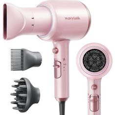 Imagem de Secador De Cabelo Wavytalk Professional 1875W Com Difusor Rosa