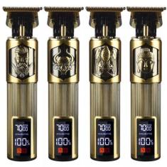 Imagem de Maquina De Cortar Cabelo Aparador Recarregável Profissional - Tomate