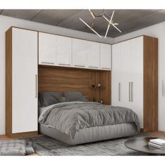 Imagem de Guarda Roupa Dormitório Modulado Irlanda Casal/Queen Canto - Amêndola 