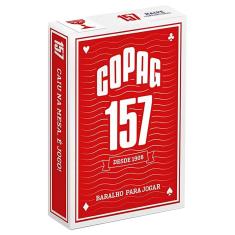 Imagem de Baralho 157 Vermelho com 54 Cartas copag