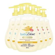 Imagem de Kit Sabonete Líquido Dove Baby Hidratação Glicerinada 400ml - 6 Unidades