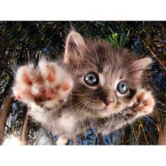 Imagem de Quebra Cabeca - Prime 3D Puzzle - Modelo Gato com 500 Pecas MULTIKIDS