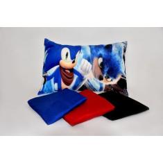 Imagem de Jogo De Lençol Solteiro Com Elástico 2 Peças Sonic Personagens - Santo